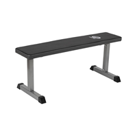 Master Fitness Flat Bench Silver
