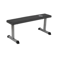 Master Fitness Träningsbänk Flat Bench Silver