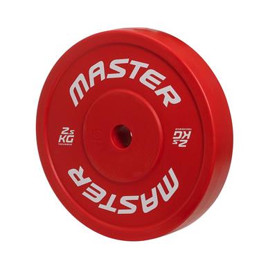 Master Fitness Viktskiva Gummerade Techni