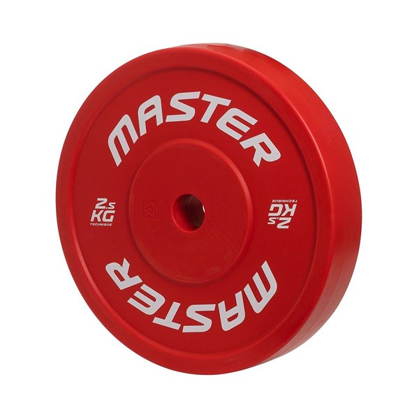 Master Fitness Viktskiva Gummerade Techni