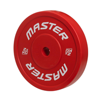 Master Fitness Vektskive Gummierte Techni