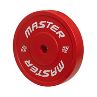 Master Fitness Weight Plate Rubberized Techni
