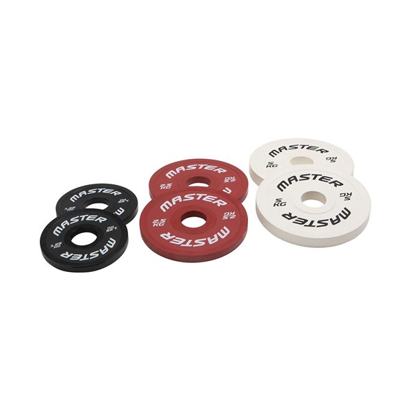 Master Fitness Rubber Coated Change Plate Set 1