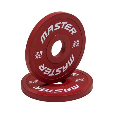 Master Fitness Vektskive Gummibelagt Change Plate 2 X 2