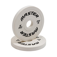 Master Fitness Vektskive Gummibelagt Change Plate 2 X 5 Kg