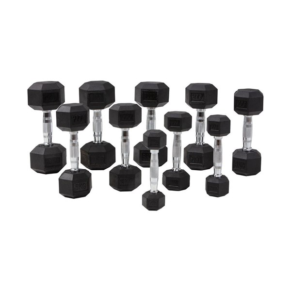 Master Fitness Hantlar Set Hexagon 1-10 Kg