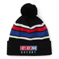 CCM Lue Vintage Fall Pom Knit Sr Black