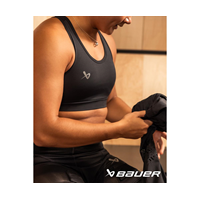 Bauer Base Layer Womens Bra Black