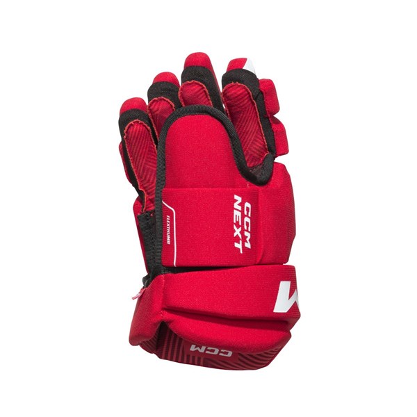 CCM Glove Next Jr RED/WHITE - Hockey Store