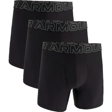 Under Armour Performance Tech 6" 3pk Black
