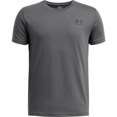 Under Armour Tee Sportstyle Left Chest SS Youth Black/Gray