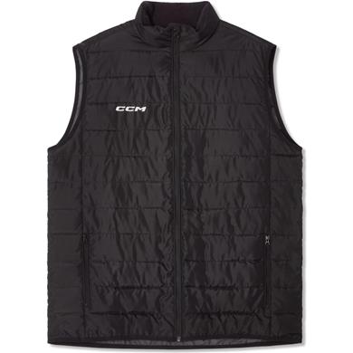 CCM Vest Team Quilted Jr Black
