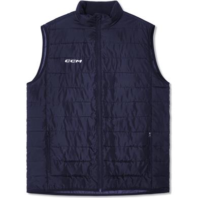 CCM Vest Team Quilted Jr Navy