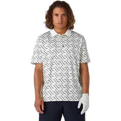 CCM Golfpique Printed Sr Blanc De Blanc