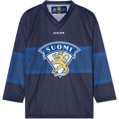 CCM Replica Game Jersey Team Finland Jr Navy