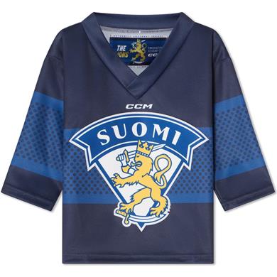 CCM Replica Game Jersey Team Finland Yth Navy