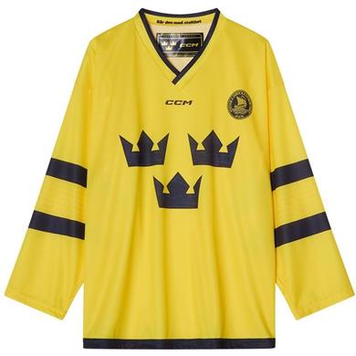 CCM Pelipaita Replica Team Sweden Jr Keltainen