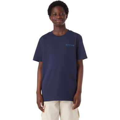 CCM T-Shirt Casual Jr Classic Navy