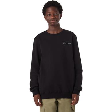 CCM Tröja Casual Fleece Jr Black
