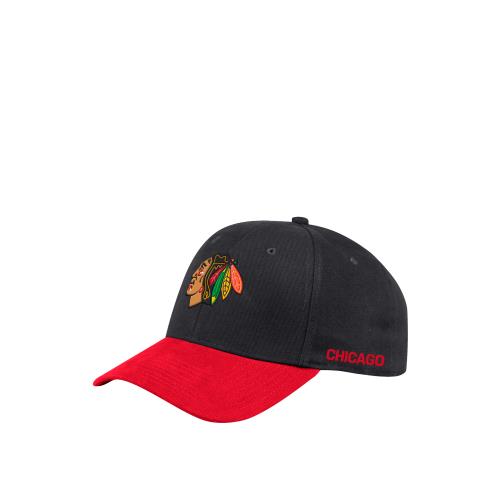 2U Sports Keps Adjustable Flex Cap-Blackhawks