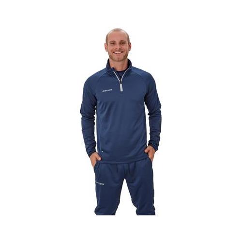 Bauer Oberteile Fleece 1/4 Zip Top Sr Navy