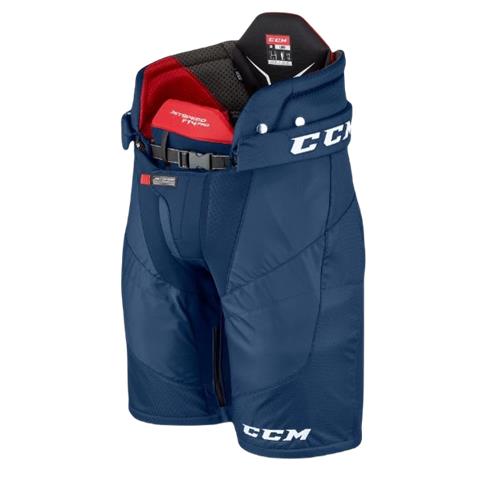 CCM Hockeybyxa Jetspeed FT4 Pro Velcro Sr Navy