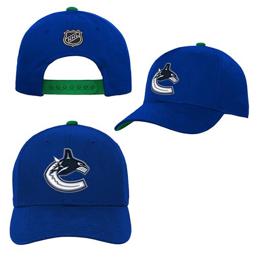 Outerstuff Keps NHL Precurved Snapback - Canucks
