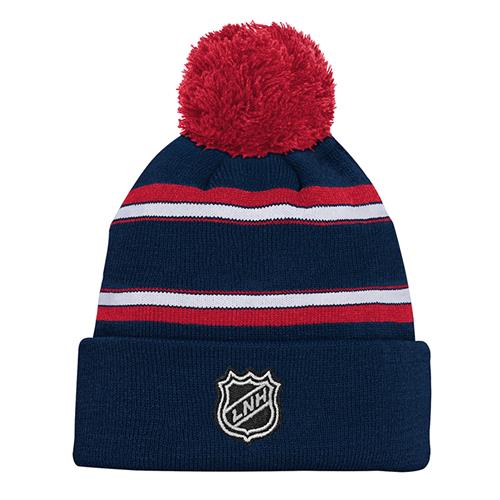 Outerstuff Hat Jacquard Cuff Pom Jr