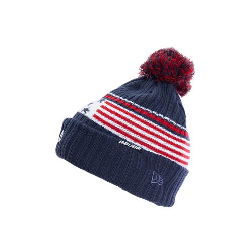 Bauer/New Era Lue Pom Knit USA Sr