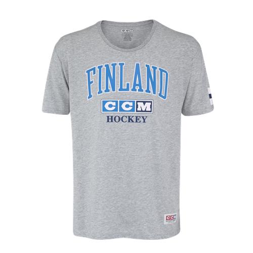 CCM T-skjorte Flag Tee Team Finland SR