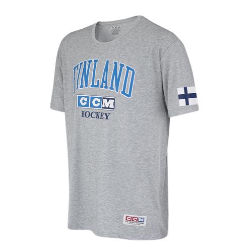 CCM T-skjorte Flag Tee Team Finland SR