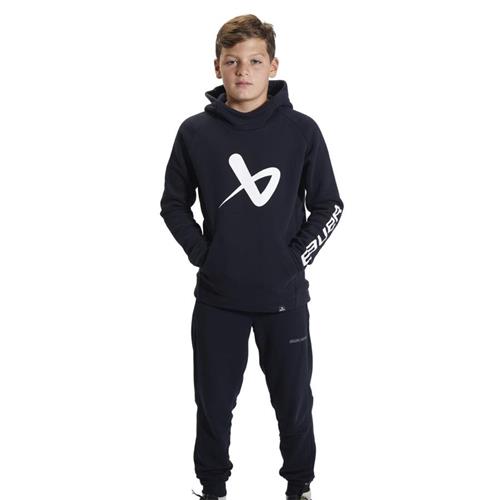 Bauer Kapuzenpullover Core Jr Schwarz