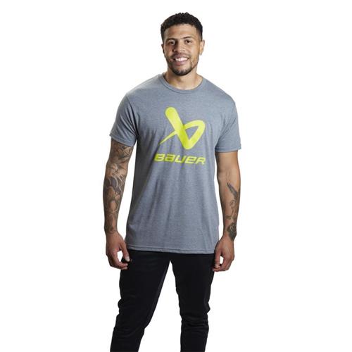 Bauer T-Shirt Core Lockup Crew SR Grey