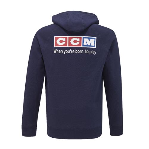 CCM Hoodie Retro Born To Play Jr