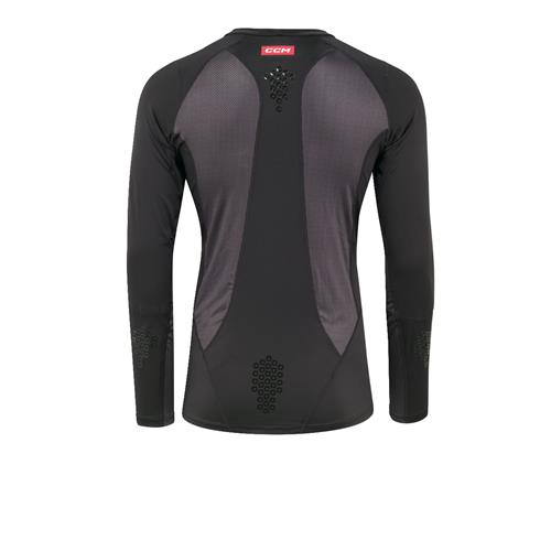 CCM Svedtrøje langærmet Compression Grip Jr