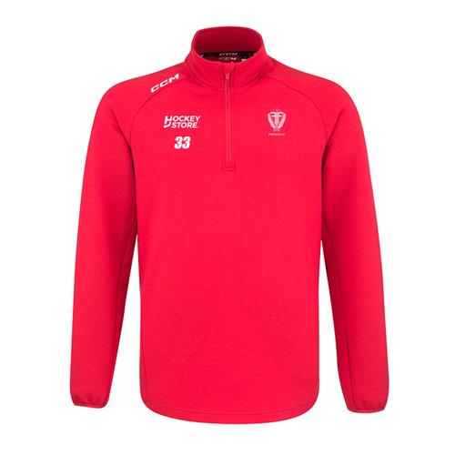 CCM Trøje Locker 1/4 Zip FIF Sr