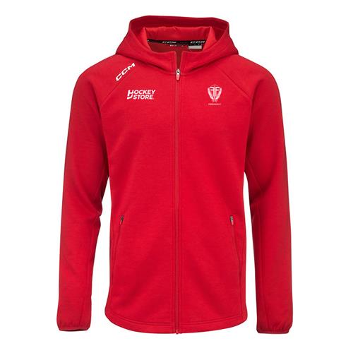CCM Hoodie  Locker Room Full Zip UIF Jr