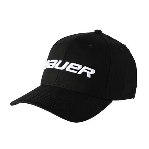 Bauer Cap Core Fitted SR Sort