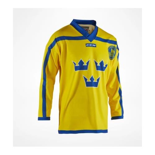CCM Game Jersey Tre Kronor Replica Kids YEllOW