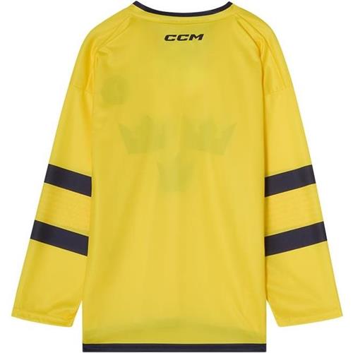 CCM Matchtröja Replica Team Sweden Sr Yellow