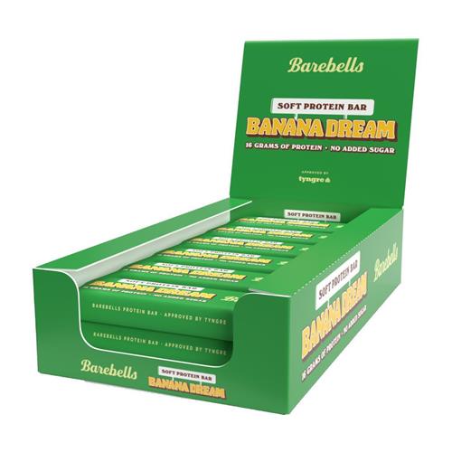 Barebells Soft Proteinbar Låda Banana Dream