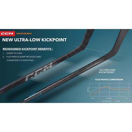 CCM Hockey Stick VIZION Jr