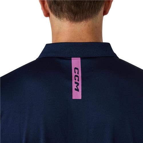 CCM Golfpique Solid Sr Classic Navy