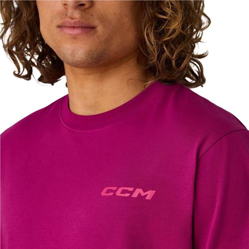 CCM T-Shirt Casual Sr Boysenberry