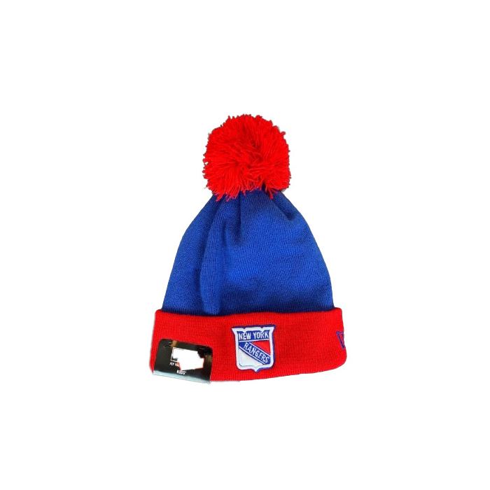 New Era Mössa Bobble Cuff New York Rangers