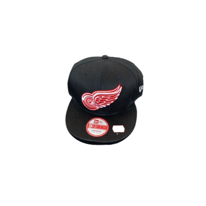 New Era Keps NHL Black Basic Detroit