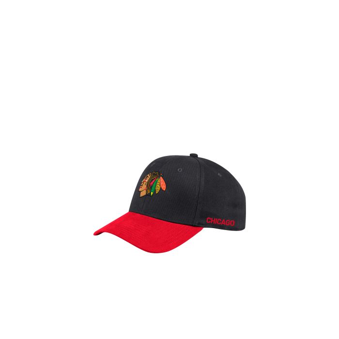 2U Sports Keps Adjustable Flex Cap-Blackhawks