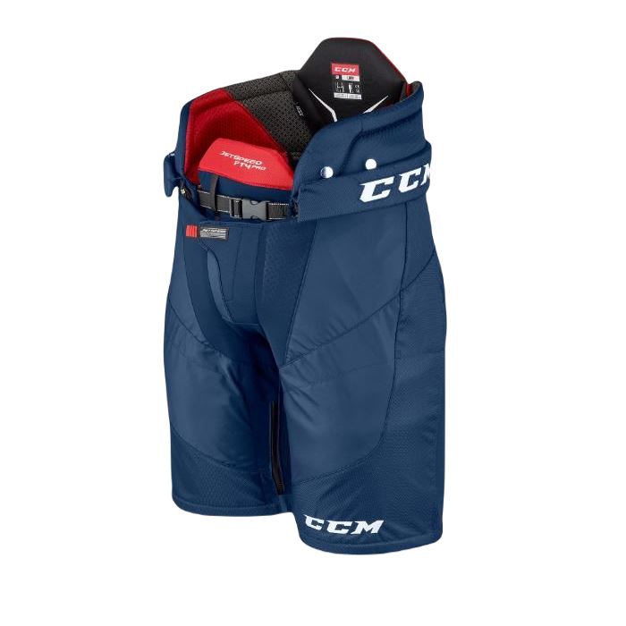 CCM Hockeybyxa Jetspeed FT4 Pro Velcro Sr Navy