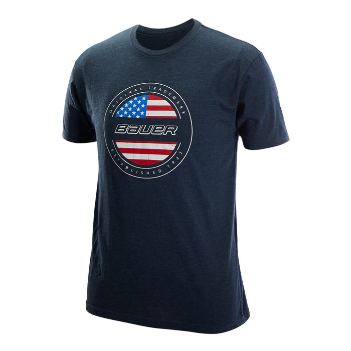 Bauer T-Shirt Flag Tee Usa YTH