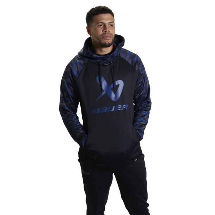 Bauer Hoodie Raglan Camo Sr